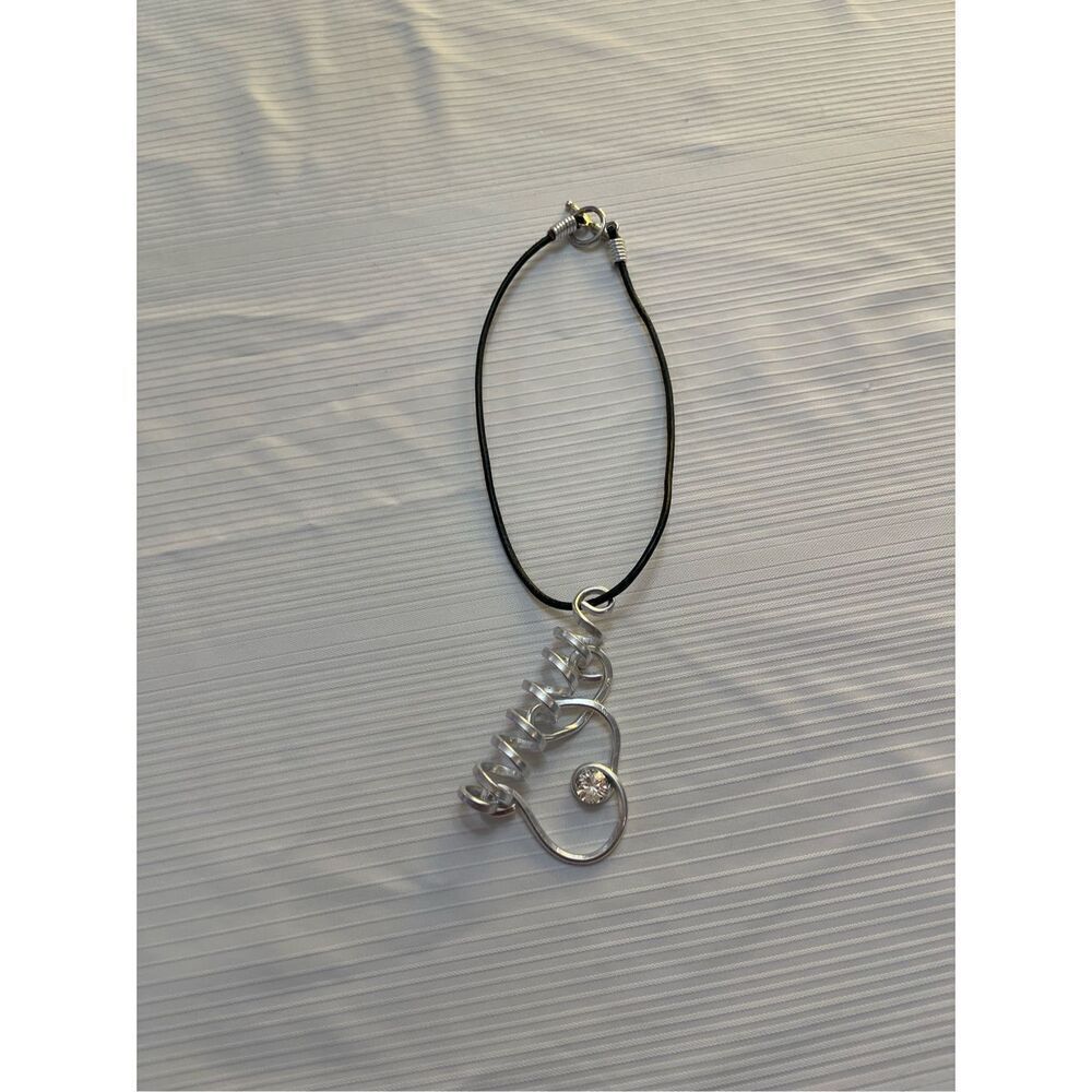 SIGNED Jeff Lieb Swarovski Modern Crystal Choker Necklace